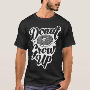 Camiseta Rosquinha Cresce Noz Para Homens Mulheres Crianças