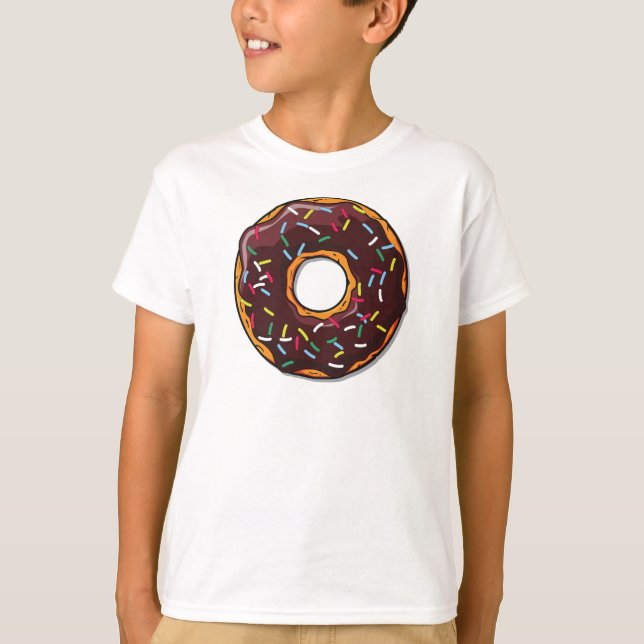 Camiseta Rosquinha De Chocolate, Noz-De-Obra, Icagem, Espel (Frente)