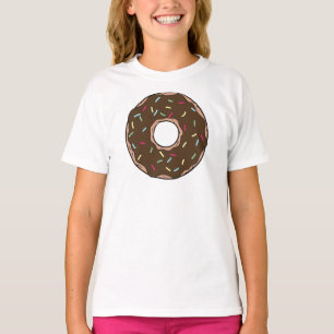 Camiseta Rosquinha De Chocolate, Noz, Glazz, Icagem, Prétes
