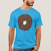 Rosquinha de chocolate Rosquinhas de noz borrifada