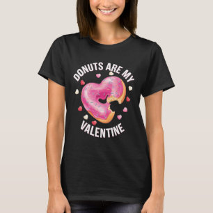 Camiseta Rosquinha De Coração Bonita Com Dia de os namorado