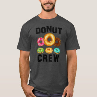 Camiseta Rosquinha De Design Para Homens Mulheres Crianças