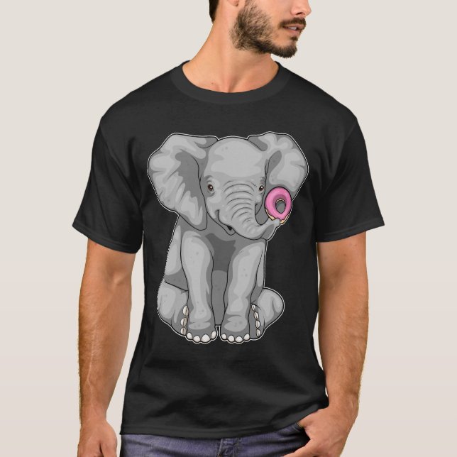Camiseta Rosquinha de elefante (Frente)