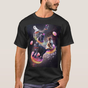 Camiseta Rosquinha de Gatos Galáxicos - Rosquinhas de Gato