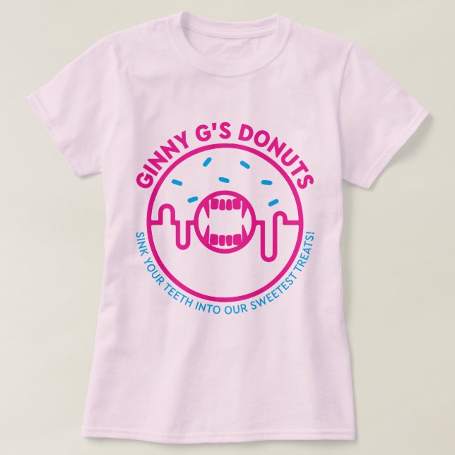 Camiseta Rosquinha de Ginny G (Frente do Design)