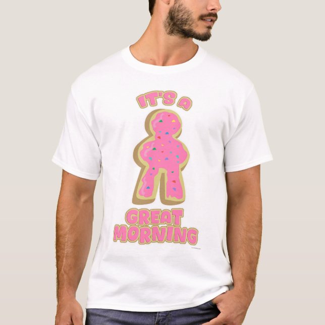 Camiseta Rosquinha de manhã excelente Arte do Conselho (Frente)