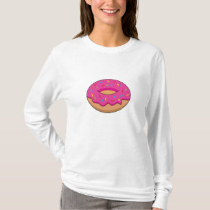Camiseta Rosquinha de Morango com Cartoon de Sprinkles