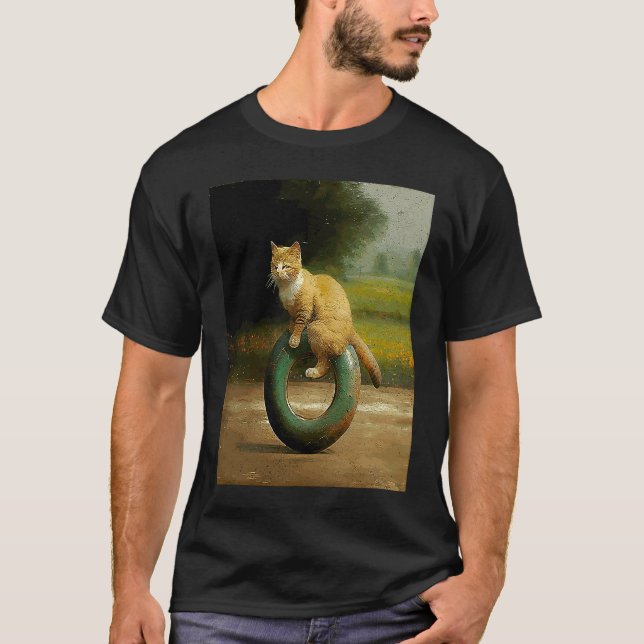 Camiseta Rosquinha de Moto Cat (Frente)