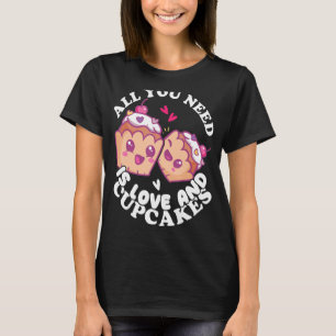 Camiseta Rosquinha de padaria e Cupcakes cozinhando padeiro
