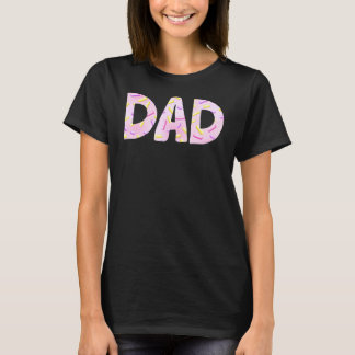 Camiseta Rosquinha de rosquinha de Pai giro borrifa Trendy
