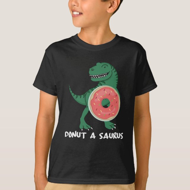 Camiseta Rosquinha Dinossauro Foodie Dino (Frente)