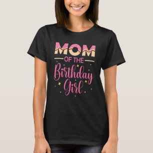 Camiseta Rosquinha Doce Noz Mãe Da Rapariga De Aniversário