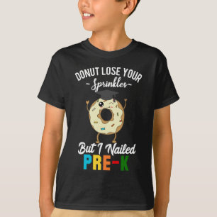 Camiseta Rosquinha engraçada do formando do pré-escolar d