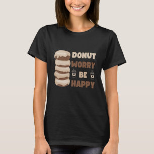 Camiseta Rosquinha Engraçada, Rosquinha Preocupada Seja Fel