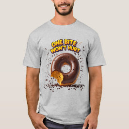Camiseta Rosquinha engraçada - Uma mordida não machucará T-