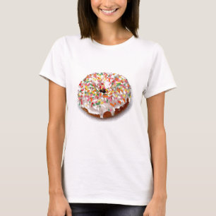 Camiseta Rosquinha festiva no branco