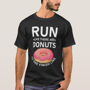 Camiseta Rosquinha Finish Line Marathon Funny Runner