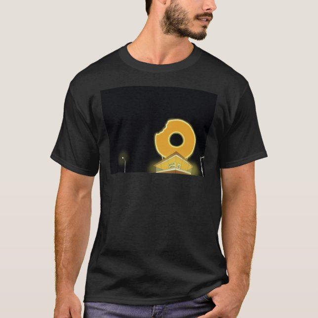 Camiseta Rosquinha J Dilla Neon - Leitura de Sinal Brilhant (Frente)