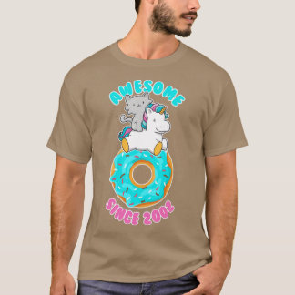 Camiseta Rosquinha Kitten Unicorn Incrível desde 2002