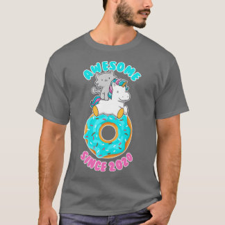 Camiseta Rosquinha Kitten Unicorn Incrível desde 2020