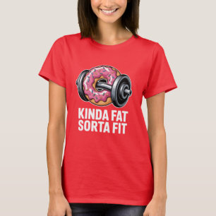 Camiseta Rosquinha Levantamento de Peso Engraçado Um Tanto