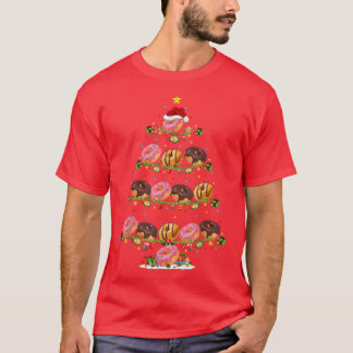 Camiseta Rosquinha Lover Xmas Lighting Papais noeis no Nata
