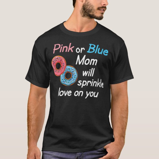 Camiseta Rosquinha Mãe Sexo De Bebê Chá De Festa De Revenda (Frente)