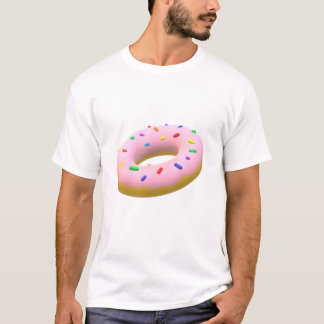 Camiseta rosquinha modelada 3d