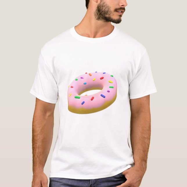 Camiseta rosquinha modelada 3d (Frente)