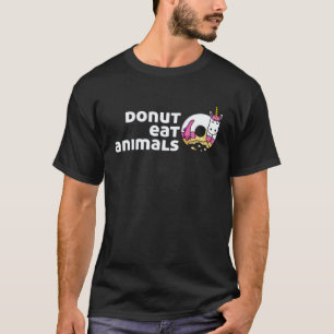 Camiseta Rosquinha Não Coma Animais Vegano Vegetariano Unic