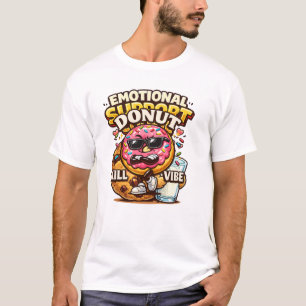 Camiseta Rosquinha Não Mate Minha Vibração Funny Donut Cart