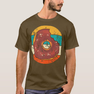 Camiseta Rosquinha padaria padaria retro de bolos de bolos