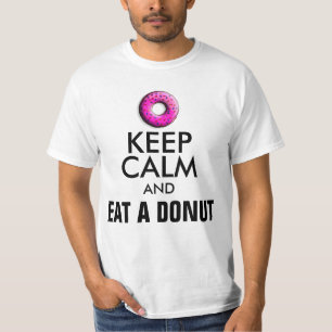 Camiseta Rosquinha pálida com aspersores coloridos + suas i