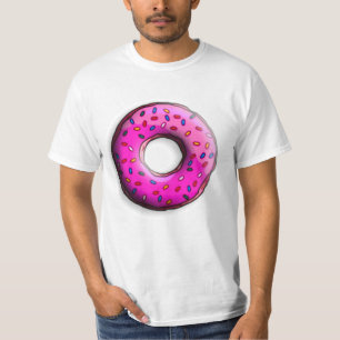 Camiseta Rosquinha pálida com aspersores coloridos + suas i