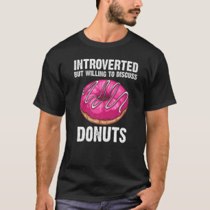 Camiseta Rosquinha Para Homens Rosquinha De Folhetos De Noz