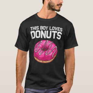 Camiseta Rosquinha Para Rapazes Rosquinha De Folhetos De No
