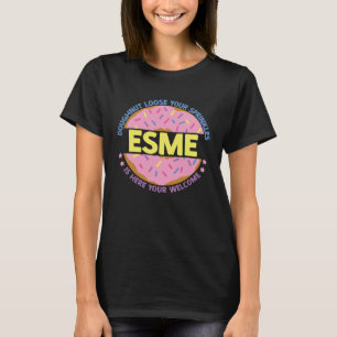 Camiseta Rosquinha Perca Seus Confeitos Esme Está Aqui Seu