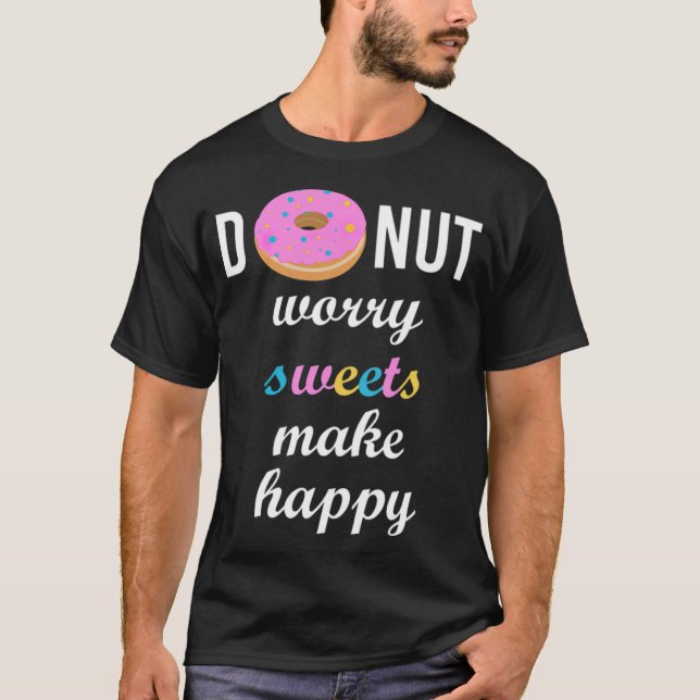 Camiseta Rosquinha preocupa doces fazem arqueologia de feli (Frente)