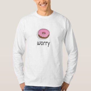 Camiseta Rosquinha preocupada Dobra Preocupada Glacé Rosa