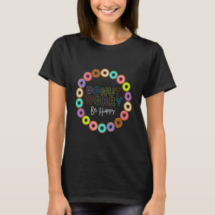 Camiseta Rosquinha Preocupada Rosquinha Feliz Homens Mulher