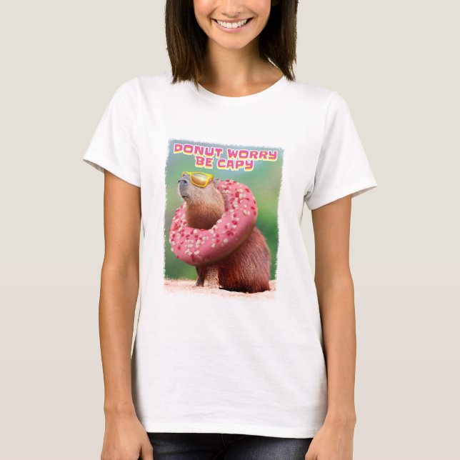 Camiseta Rosquinha Preocupada seja capaz (Frente)