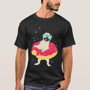 Camiseta rosquinha pug - salva-vidas Clássico 691