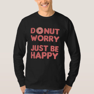 Camiseta Rosquinha Pun Comida Engraçada Rosa Cheio