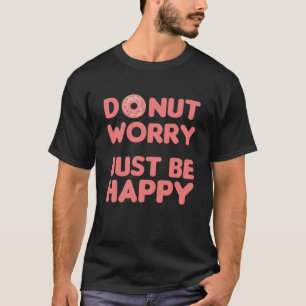 Camiseta Rosquinha Pun Comida Engraçada Rosa Cheio