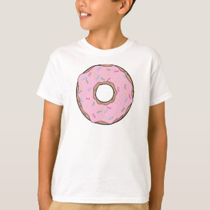 Camiseta Rosquinha Rosa, Noz-Rosa, Glacé, Icagem, Estirpes