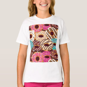Camiseta Rosquinha, rosquinha de chocolate e chocolate para
