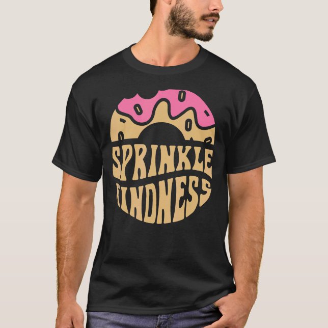 Camiseta Rosquinha Sprinkle Kindness Meninas Mulheres Noz (Frente)
