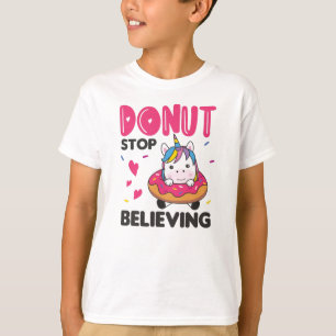 Camiseta Rosquinha Unicorn Pun Colorful Unicorns Rosquinha