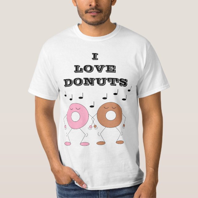Camiseta Rosquinhas dançantes T-Shirt (Frente)