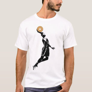 Camiseta Rosquinhas de basquetebol engraçadas Amantes de B-